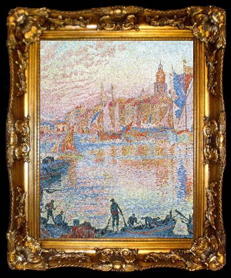 framed  Paul Signac saint tropez, ta009-2